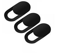 3 PCS Webcam Protective Slide Cover Cover Cover Camera de privacidad Protección de Seguridad Pegatina de la computadora portátil Móvil Protector de la computadora portátil (Negro)