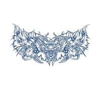 3 Pegatinas De Tatuaje En El Pecho Últimos 15 Días Pecho Espalda Herbario Semipermanentetatuaje Temporal Calcomanía De Tatuaje Tatuaje Falso