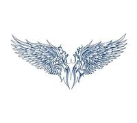 3 Pegatinas De Tatuajes Con Imágenes Grandes De Jugo De Hierbas Que Duran 15 Días En El Pecho, La Espalda Y Las Alas Y Que No Se Pueden Lavartatuaje Temporal Calcomanía De Tatuaje Tatuaje Falso
