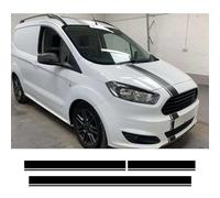 3 Pegatinas para Coche, Accesorios de Tuning para Furgoneta, línea de decoración para capó y Puerta Trasera, gráficos de Vinilo, calcomanías para Ford Transit Tourneo Courier