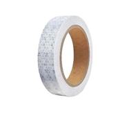 3 pegatinas reflectantes for advertencia de luz, cinta seguridad autoadhesiva for reflector motocicleta y bicicleta(2.5cmx10m)