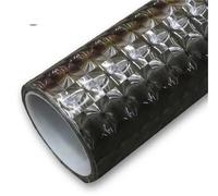 3 pegatinas reflectantes for coche, marca de seguridad, autoadhesivas, advertencia(Light black,30cm x 200cm)