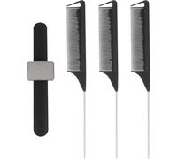 3 peines para la cola de la muñeca de 10.6 x 2 x 0.8 pulgadas, herramienta de peluquería de silicona para sujetar el clip para el pelo de forma constante, lo que te ayuda a obtener artículos