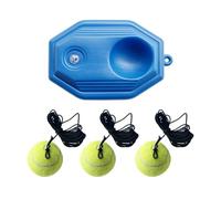 3 Pelotas De Tenis De Cuerda Con Base - Equipo De Entrenamiento y Rebote Individual