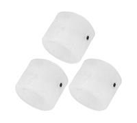3 perillas de guitarra eléctrica, perillas de tono de volumen, accesorios para bajo de guitarra eléctrica con llave de ajuste, ligeras, prácticas para reparación y actualización (Blanca)