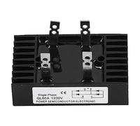 3 Phase Diode Rectifier Module, High Power Bridge Rectifier 1200V 60A, Full Bridge Rectifier with Protection for Industrial Electrical Equipment and Power Supply Systems
