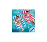 3-Piece Inflatable Mesh Paradise Float Set - Luxurious Pool Lounger & Beach Haven for Fun Parties and Relaxing Soaks Fake glock