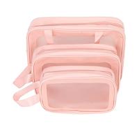 3 Piece Makeup Bag Set | Water - Shedding PU Travel Organizer