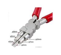 3 Pieces Jewelry Pliers Set with 6 in 1 Curved Nose Pliers for Earring Making Wire Making Jewelry Making