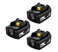3 Pieza 18V 12.0Ah Batería De Ion De Litio Compatible con Makita DDF487 DTW700 DGA404 DTD173 DHP487 Repuesto De Batería De Herramienta Eléctrica