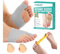 3 Pieza Calcetines Hallux Valgus, Transpirable Corrector De Dedo Gordo, Separador De Dedos Pie, Talla Universal Para Mujeres Y Hombres, Ayudan a Mantener Menos Roce(Gris)