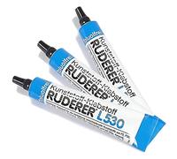 3 pieza/tubos Ruderer L530 pegamento |, transparente, resistente al agua | plástico vidrio acrílico | Model Diseño pegamento, ABS, poliestireno, PVC, asa, madera, metal, cerámica, textil