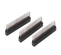 3 Piezas 2 x 20 Pines 2,54 m Dual Gpio Kit de Conector Hembra para Banda de colector Hembra