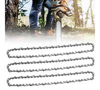3 Piezas 25cm Cadena De Motosierra 3/8"LP 40 Eslabones 1,1mm Bajo Rebote, Cadena Motosierra 10 Pulgadas, Chainsaw Chain Para Todas Las Barras De 10" Motosierra