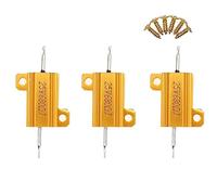 3 Piezas 25W 680 Ohm Resistencias de alambre de aluminio de alta potencia con tornillos