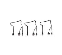 3 Piezas 3.5mm Aux USB2.0 Macho 5 Pines USB Cable de Audio de Altavoz Portatil