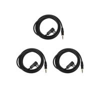 3 Piezas 3.5mm Miniconector Estereo del Coche Aplicable A / Ai-NET 4FT 100cm Cable AUX de Audio del Coche Adecuado para Adaptador de Movil