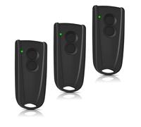 3 piezas 433,92 MHz mando a distancia para puerta de garaje para Hormann EcoStar RSC2-433 RSE2-433, RSZ1-433, Hormann Liftronic 500/700/800 para Portronic D2500/D5000/S4000 (luz verde)