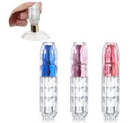 3 piezas 5ML Atomizador Perfume Recargable, Mini botella rociadora portátil, Rociador de botella de perfume con ventana, Perfecto para caminar, viajar, salir de noche y fiestas.