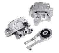 3 Piezas 68258599AA Soporte de Motor y transmisión para Fiat 500X L4 2.4L 2018 144cid ED8 Soportes de Motor Accesorios Juego de Soportes