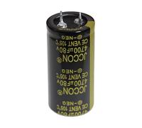 3 Piezas 80V 4700uF 25x50 25x50mm Condensador electrolítico de 2 pines con terminal a presión para soldar