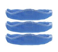 3 Piezas Absorbente de Sudor, Forro de Algodón Azul Reutilizable | Pva Tela , Lavable y Cómodo, para Trabajo, Calor y Técnicos Hvac