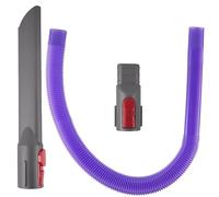 3 Piezas Accesorios Aspiradora Universal, Rincones Boquilla, Tubo y Adaptador, para Dyson V7 V8 V10 V11 V12 V15, para Limpiar Debajo de Muebles y Esquinas
