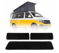 3 Piezas Alfombras Alfombrillas Reemplazo para VW T5 T6, Duradera Alfombrillas de Moqueta Compatible with T5 T6, Camper Van Entry Step Carpet Mat, Felpudo de Entrada, Tira de Umbral