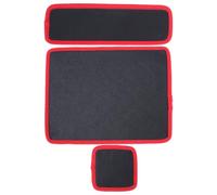 3 Piezas Alfombrilla Magnética Flexible y Borde Reforzado | Superficie Antideslizante de Goma, Diseño Enrollable Portátil, Adecuado para Reparación Electrónica y Mecánica