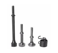 3 PIEZAS Alisado Air Hammer Bits Herramienta de bits largos y 1 reparación de neumáticos de primavera 5AC800218