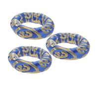 3 Piezas almohadilla de cuenco de sonido producto de budismo anillo de tazón de sonido de anillos decoración soporte de tazón decorativo cojín cuenco manual Decorar base