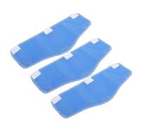 3 Piezas Almohadillas de Sudor Reutilizables, Algodón PVA | Bandas de Sudor Lavables, Azul, para Mineros y Personal de Almacén en Calor Húmedo