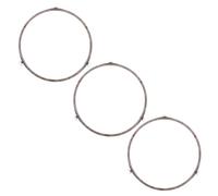 3 Piezas Anillo Giratorio para Microondas 14mm, Vidrio y Plástico | Base Redonda Rodillos Integrados, Ajuste Preciso y Uso Diario en Cocina, para Plato Estable
