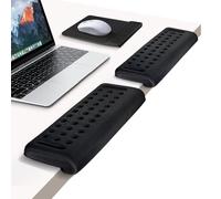 3 Piezas Apoyabrazos En Forma De L Para Escritorio, Reposamuñecas Para Teclado, Con Alfombrilla Para Ratón, Pasamanos Ergonómicos Antideslizantes, Decuado Para Oficina Y Hogar, Extraíble