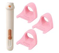 3 Piezas Ayuda De Costura De Retazos De Dedos, Mini Regla De Dedo De Costura, Regla De Dedos, Incluye 1 Pieza Herramienta De Enhebrado De Agujas Extensible, para Cortar, Coser y Confeccionar