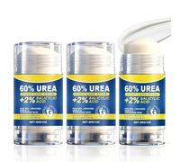 3 Piezas BáLsamo Reparador En Barra Para Talones Agrietados, Crema 60% Urea, Crema Hidratante para Pies, Hydratación Produnda Adecuado Pies Secos y Agrietados, Manos y Codos