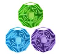 3 Piezas Baño De Silicona, Pelado Del Cuerpo De Silicona, Pelado De Silicona, Pelado De Silicona, Bizcocho De Silicona, Cepillo Para Manos, Masaje De Limpieza De La Piel, Cepillo De Ducha.