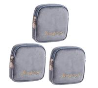 3 Piezas Bolsa De Monedas Bolsa De Almacenamiento De Toallas Sanitarias Estuche Porta Pintalabios Bolsa De Pañales Para Niñas Pequeña Bolsa De Pañales Exterior Bolso Perder