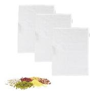 3 Piezas Bolsa de Muselina de Algodón de Filtro de Leche, Bolsa de Leche de Nuez, Filtro para Leche Vegetal, Bolsas de Té Reutilizables, Bolsa de Filtro de Té, Colador de Tela para Leches Vegetales