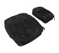 3 Piezas Bolsa Organizadora de Viajes Rápida, Poliéster Negro | Ligera para Equipaje, Reduce Arrugas, Acceso Rápido, Hotel y Uso Diario, para Mochileros Organizados