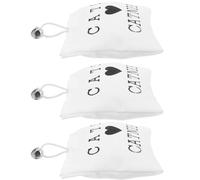 3 Piezas Bolsas de Hierba Gatera, Juguete de Cojín Campana | Bolsita de Catnip para Juego Interior, Costuras Reforzadas, Recambio Incluido, para Gatitos y Gatos Estilo Aleatorio