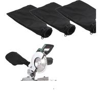 3 Piezas Bolsas De Polvo Para Sierra Ingletadora 255, Bolsas De Serrín Negras, BolsaDes Sierra Ingletadora Con Cremallera, BolsaDes Polvo Para Lijadoras, Fáciles Transportar Y Almacenar