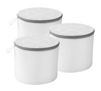 3 Piezas Bolsas para Ropa Delicada, Bolsas de Malla Lavado para Lavadora con Cremallera, para Ropa Interior y Organizador de Colada y Lavadoras