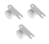 3 Piezas Botón para Grabadora de Casete Soporte Metálico Grande
