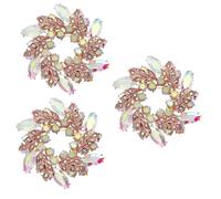 3 Piezas broche de ramillete boda ducha novio dama de honor ser Broche para vestido Pasador decorativo broche solapa pin mujer broche para ramo broches broche de novia aleación
