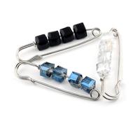 3 Piezas Broches para Mujer Pin para Cárdigan y Abrigo Accesorios de Joyería y Negro para Bufandas y Chalecos