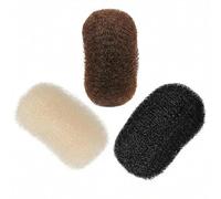 3 piezas Bump It Up Volume Hair Base Volume Hair Bump Insert Hair Bump Clip Inserts Hair Bump Clips Hair Clip Accesorios para el cabello para mujeres y niñas (negro, café, beige)