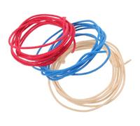 3 Piezas Cable de Cobre Trenzado Vintage Revestimiento de Tela | Kit de Mantenimiento para Guitarra, Restauración y Reparación, Estilo Retro, Uso en Bajos y Circuitos