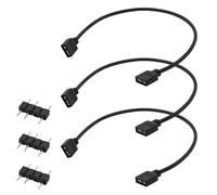 3 Piezas Cable Extensión ARGB 5V 3 Pines 30 Cm Para Placa Base RGB Direccionable, Cable Alargador Ventilador PC Cobre, Extensión Iluminación LED ARGB Para Caja Gaming Y Motherboard