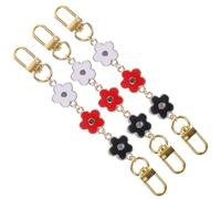3 Piezas Cadena Extensora de Bolso Floral para Bandolera, Aleación | Repuesto para Bolso de Mano y Tote, Estilo Delicado, Uso DIY y Reparación de Asas